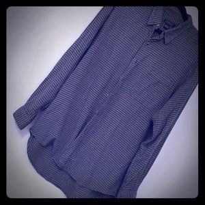 Harold's Men's Button Down Textured Plaid Shirt